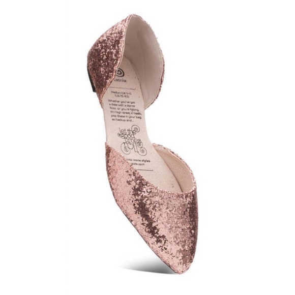 Rollasole gold glitter flats - Picture 1 of 9